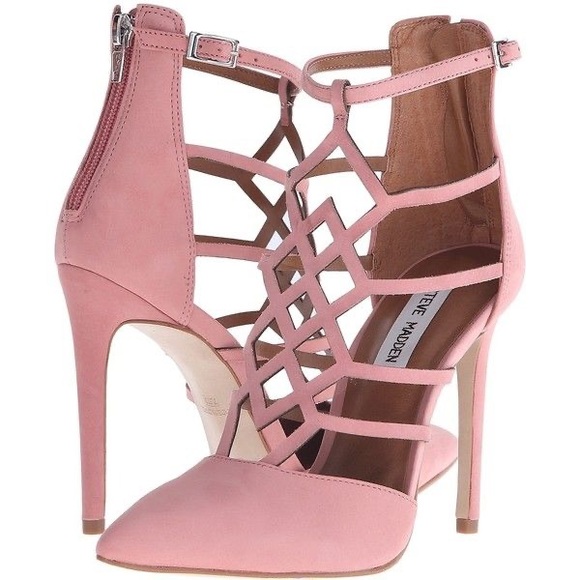 Steve Madden Shoes - Steve Madden Cut Out Blush Pink Heels Size 7
